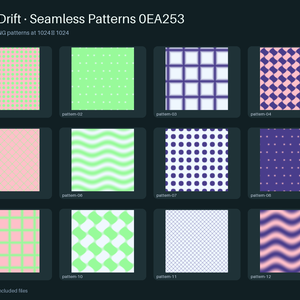 Petal Drift · Seamless Patterns 0EA253