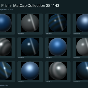 Velvet Prism · MatCap Collection 384143