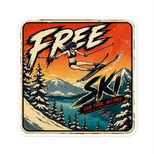 FREE SKI #6 스티커