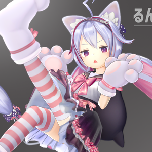 VRchat用アバター　るんるんお