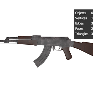 Free Low Poly AK47