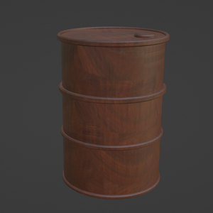 Free Rusty Steel Barrel