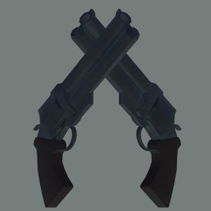 Revolver (Low Poly)
