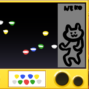 🔴音ゲー筐体風 配信画面素材