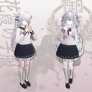 【発売記念セール20％OFF】シノビガミアバター衣装 -私立御斎学園「 花霞の学服（はながすみのがくふく）」 缩略图 8
