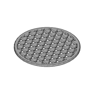 【和柄コースター】鱗（Φ90×3mm）【STL、STEP】