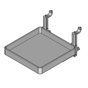 【ツールスタンド】トレイ（容量：60mm×60mm×10mm）【STL、STEP】
