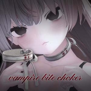 ♡吸血痕チョーカー♡vampire bite choker【VRchat向け】