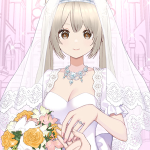 【Vtuber素材】6月ジューンブライド、ウエディングドレス