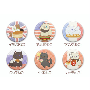 たべものねこたりあ缶バッジ-2