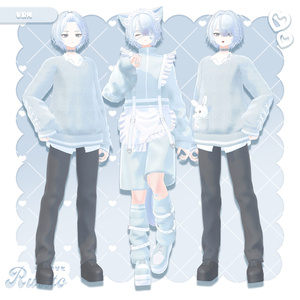 オリジナル3Dモデル「るりと Rurito」 缩略图 12