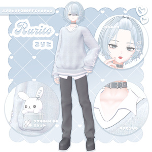 オリジナル3Dモデル「るりと Rurito」 缩略图 4
