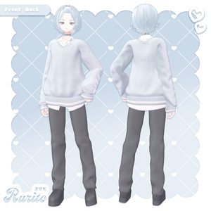 オリジナル3Dモデル「るりと Rurito」 缩略图 7
