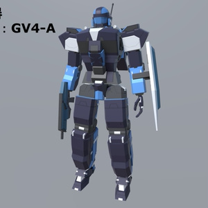  【オリジナル3Dモデル】GV4-A