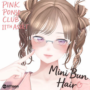 [9 Avatars] Mini Bun Hair