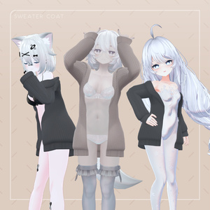 柳絮_Sweater Coat (26アバター対応) 缩略图 8