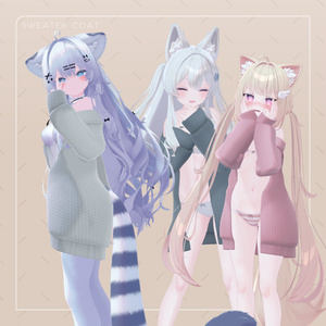 柳絮_Sweater Coat (26アバター対応) 缩略图 4