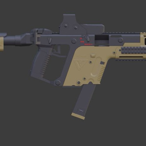 Division2 Kriss Vector SBR .45 for 3Dprint