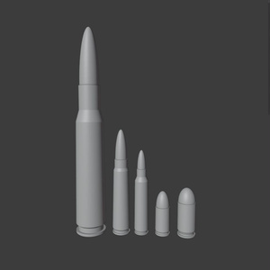 米軍採用弾丸（実寸）for 3Dプリント