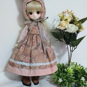 完売御礼】「月酔いの狐さま」MDD・SDM通用 ドール服 着物 和洋服 11点