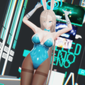 Ichinose Asuna - Blue Archive MMD PMX 3D Model