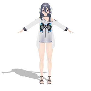 Exia - NIKKE MMD PMX 3D Model
