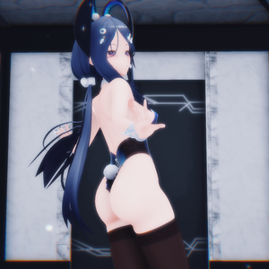 Exia Hacker Rabbit - NIKKE MMD PMX 3D Model