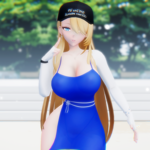 Wilhelmina Water Park Queen - BrownDust2 MMD PMX 3D Model