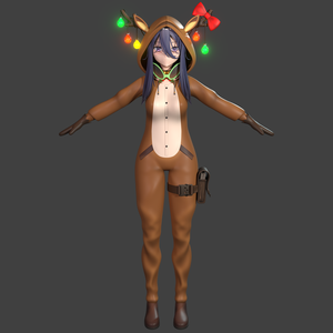 Exia Joy of the Nerds - NIKKE Blender 3D Model