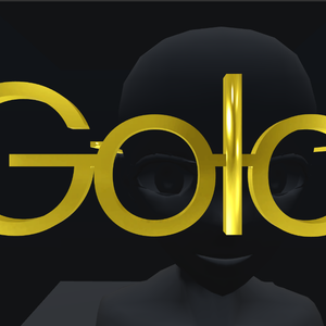 （VRChat想定）GoldGlass