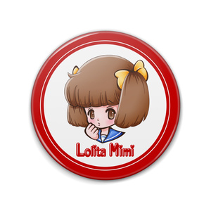 「ロリータ・ミミ」缶バッジ