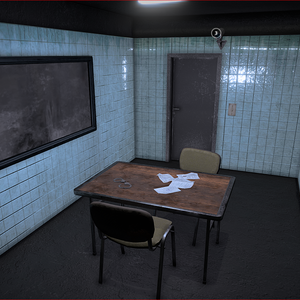 尋問室3Dモデルvrchat Interrogation Room 3D Model Vrchat