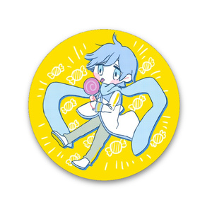 ホロ加工缶バッジF＜asteroid：KAITO＞ - Rella Artworks / 不