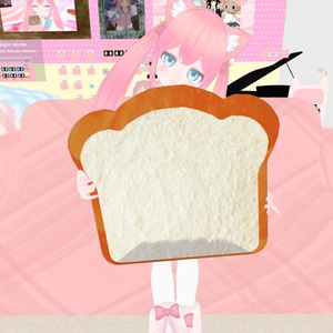 【VRC想定】食パン型クッション
