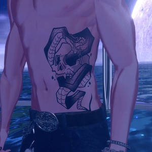 ワンポイント動物タトゥー5種 tattoo texture 