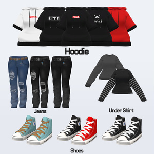 『Neat.』Skater - スケーター - Denim Jeans デニム ジーンズ - Hoodie  パーカー -  Converse コンバース 缩略图 2