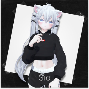 Neat - Crop Hoodie クロップパーカー パーカー 缩略图 19