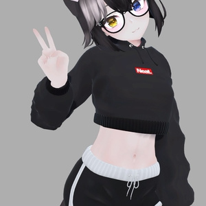 Neat - Crop Hoodie クロップパーカー パーカー 缩略图 4