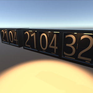 Split Flap Clock