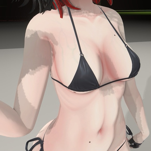Body beauty marks for Airi