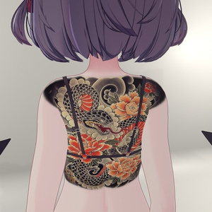 Snake back tattoo for 16 avatars 缩略图 2