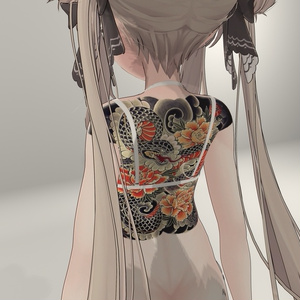 Snake back tattoo for 16 avatars 缩略图 4