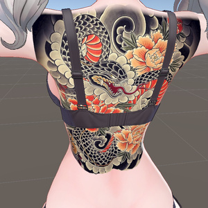Snake back tattoo for 16 avatars 缩略图 11