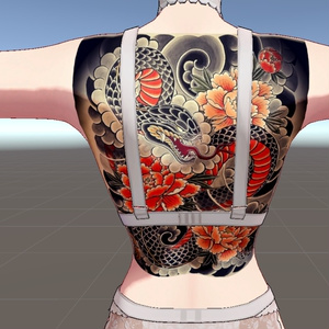 Snake back tattoo for 16 avatars 缩略图 12