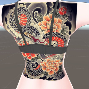 Snake back tattoo for 16 avatars 缩略图 13