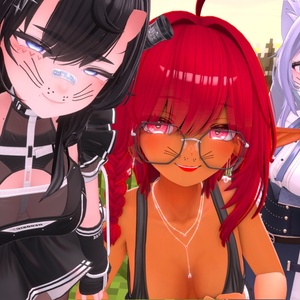 Cat whisker facepaint with mask for 20 avatars 缩略图 3