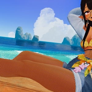 High waisted footless fishnet leggings for 10 avatars