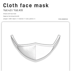 Cloth face mask for Yoll