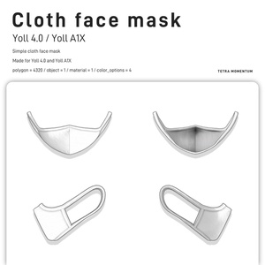 Cloth face mask for Yoll 缩略图 2