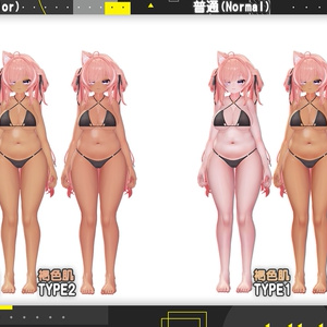 【イチゴ】肌・眼テクスチャ素材/ ICHIGO Skin/Eye texture #例のテクスチャ 缩略图 4